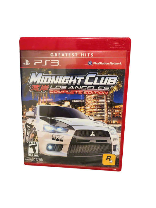 MIDNIGHT CLUB LOS ANGELES COMPLETE EDITION GREATEST HITS