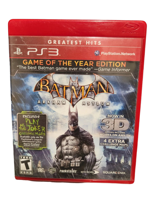 BATMAN ARKHAM ASYLUM GREATEST HITS