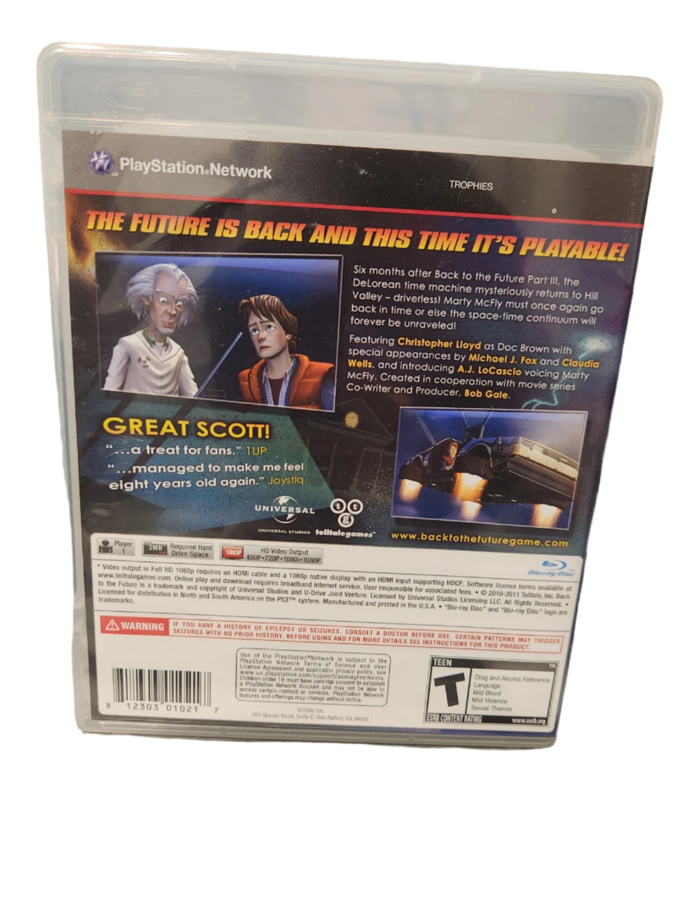 BACK TO THE FUTURE THE GAME