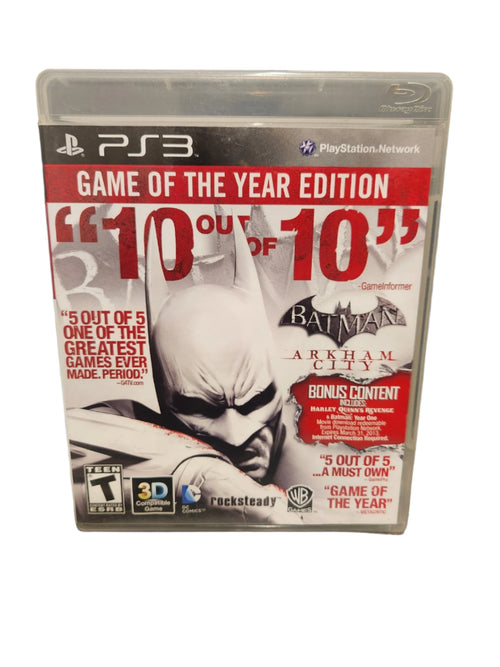 BATMAN ARKHAM CITY GAME OF THE  YEAR EDITION